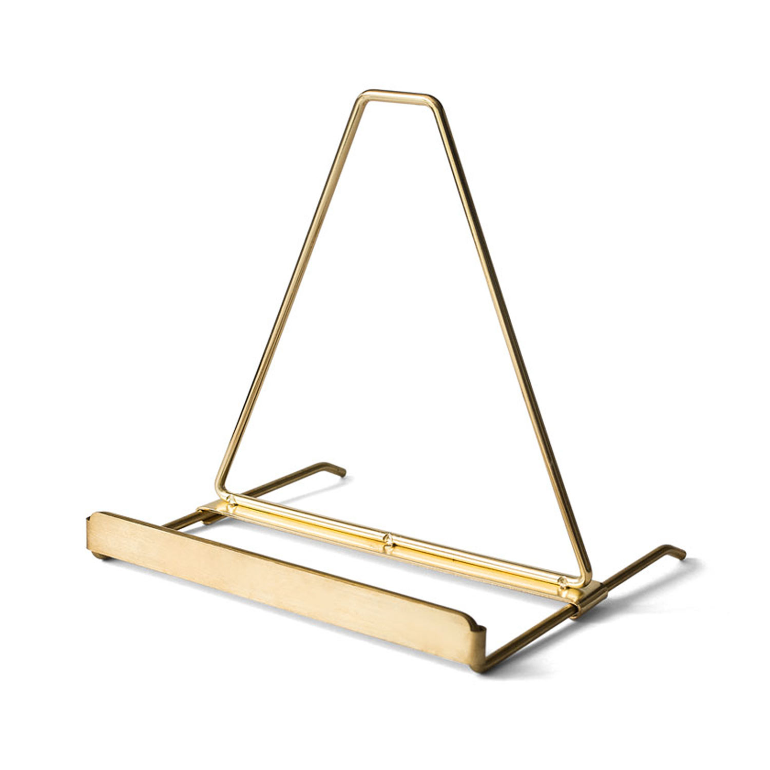 amabro アマブロ ディスプレイスタンド L DISPLAY STAND ブックスタンド iPad用スタンド 卓上スタンド タブレット スタンド フォトフレーム スマホスタンド レシピスタンド かわいい シンプル おしゃれ 折りたたみ コンパクト ゴールド 真鍮