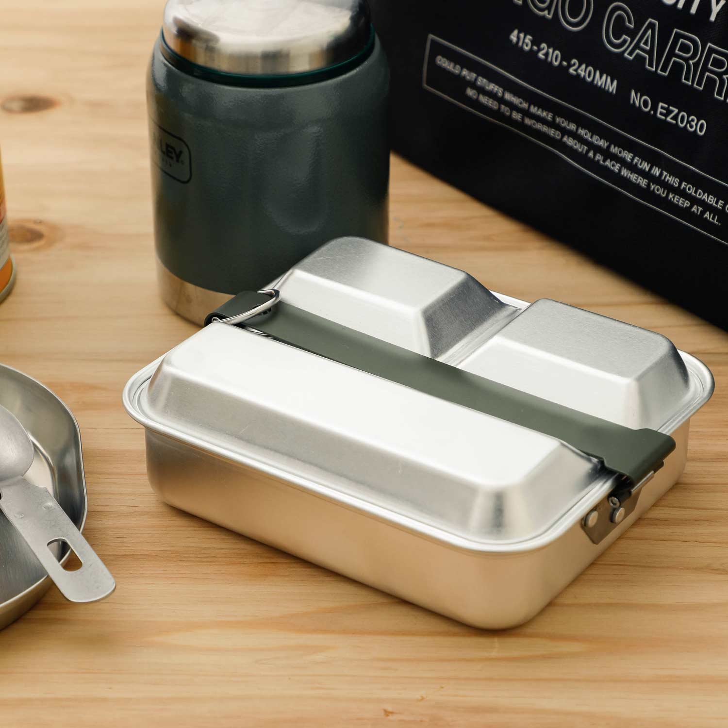 amabro MESS KIT PAN Square アマブロ メスキットパン スクエア フライパン トレー 食器 キャンプ アウトドア クッカー キャンプ 調理器具 食器 軽量 コンパクト バーベキュー フライパン 焚き…