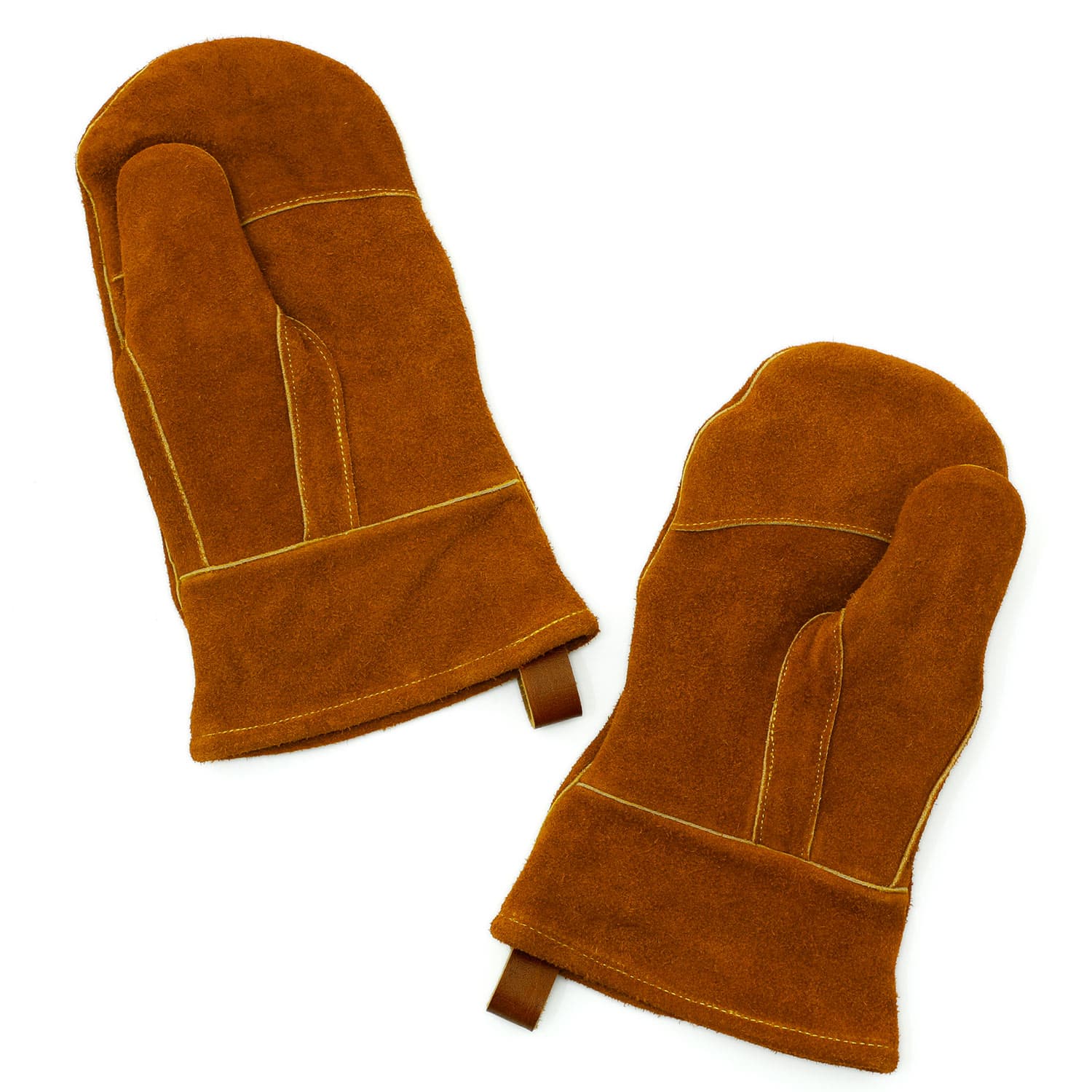 Leather mittens レザーミトン (M) 鍋つかみ 両手セット ミトン 牛革 手袋 牛革 キ...