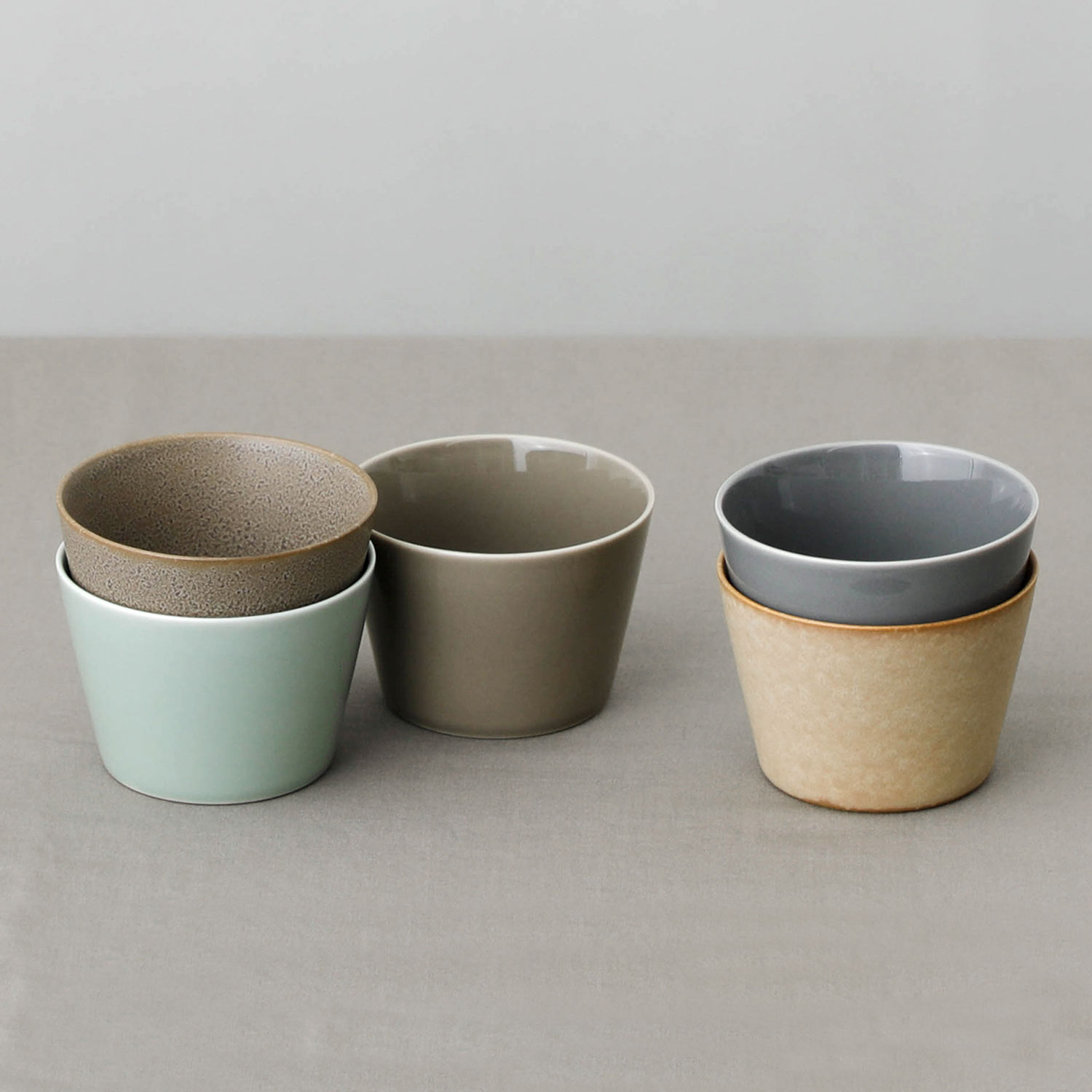 yumiko iihoshi porcelain × 木村硝子店 dishes cup S イイホシユミコ ディシィーズ カップ コップ コーヒーカップ マグ ボウル 小鉢 蕎麦猪口 磁器 ギフト くすみカラー 引っ越し 引越し レンジ可 食洗機可 いいほしゆみこ 新生活 引越し祝い プレゼント