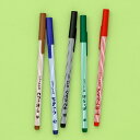 ニューレトロ よいこのいろぺん カラーペン 0.5mm 赤 水性ペン 水彩 細芯 かわいい こども 子ども 子供 キッズ ギフト おしゃれ 手帳 筆記具 昭和レ...