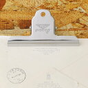 penco ペンコ クランピークリップ シルバー M 文房具 ペーパークリップ 教科書クリップ ブッククリップ ブックストッパー 勉強 袋留め シンプル かわい...