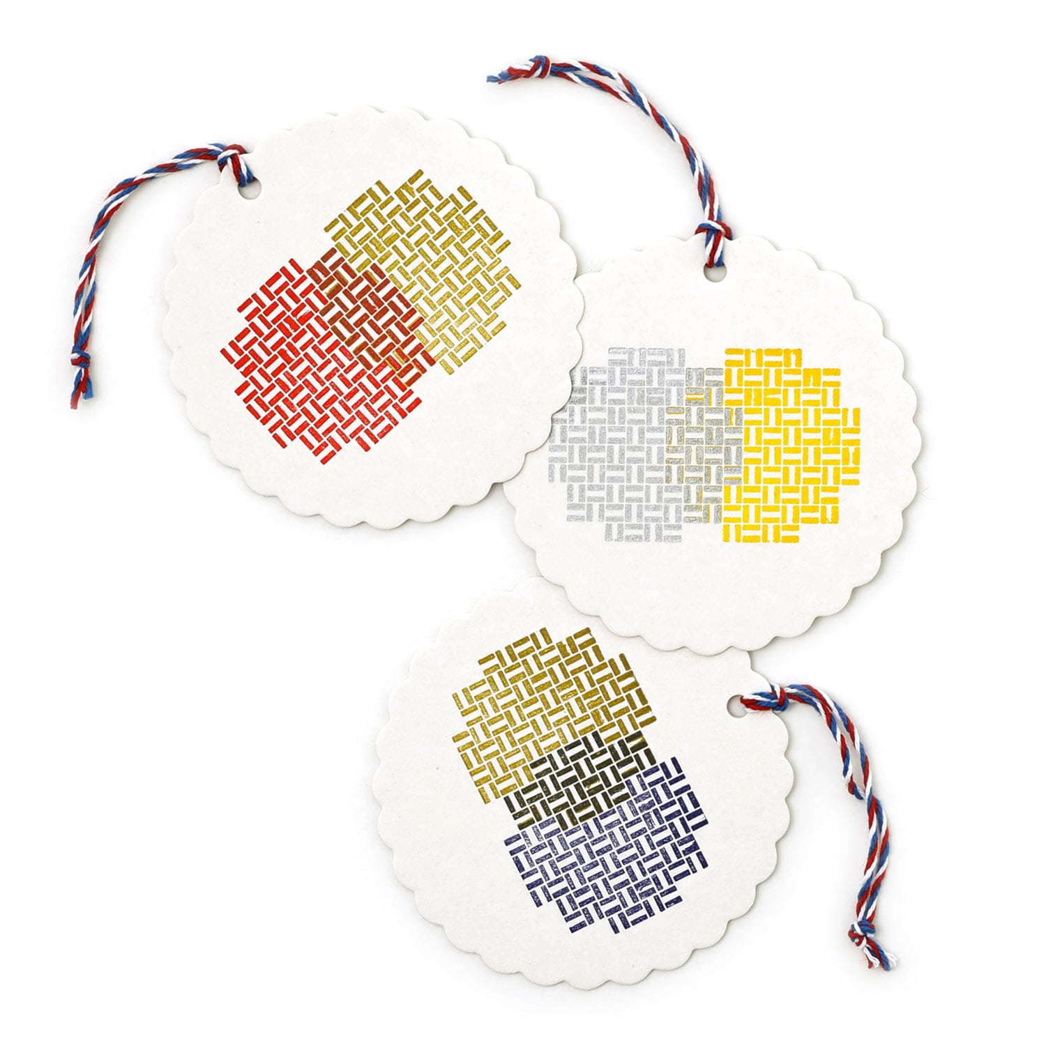 活字組版オーナメントカード(太陽と月) カード メッセージカード グリーティングカード ギフト 活版印刷