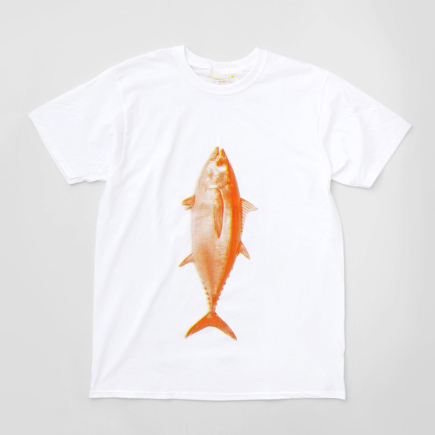 PAPERSKY MAGURO T ペーパースカイ マグロTシャツ メンズ レディース 半袖 魚 鮪 おしゃれ かわいい カジュアル 綿100% 白 KAIDO T