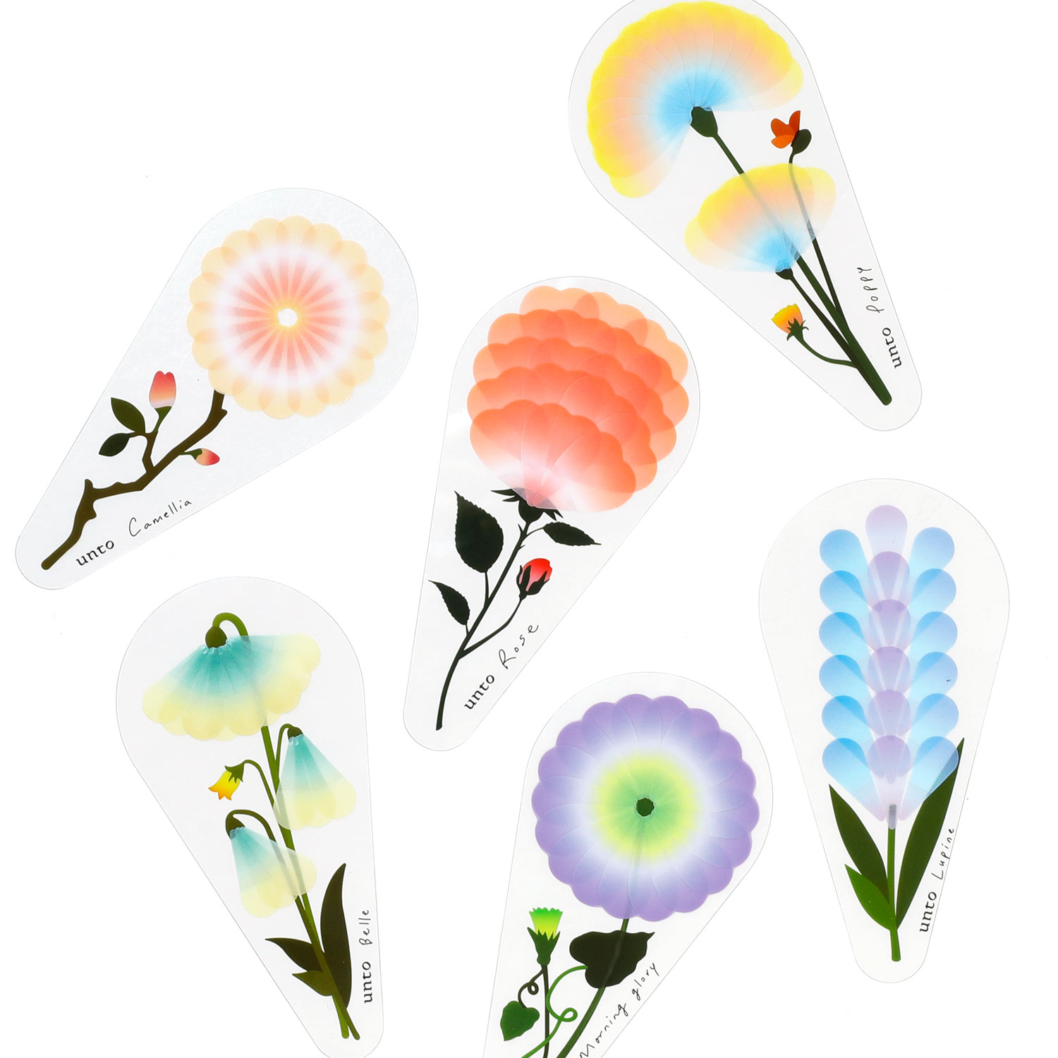 Rakuten - unto Petalnote アント ペタルノート 付箋 ふせん 付せん ブックマーク ブックマーカー 栞 しおり 読書 花 植物