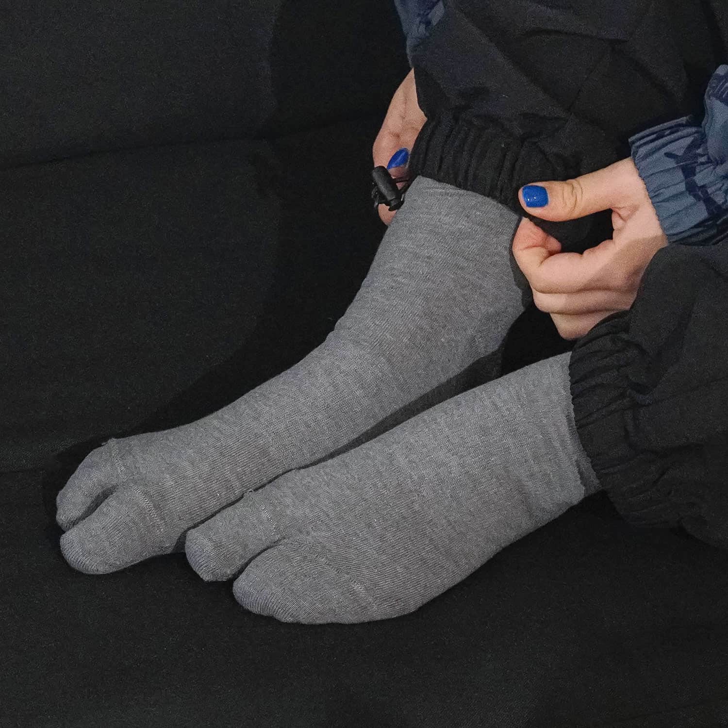NODAL COOLMAX EcoMade Fiber Socks ノーダル クールマックスエコモードソックス 足袋ソックス 靴下 23.0-27.0cm クルーソックス サンダル スニーカー 革靴 おしゃれ プレゼント レディース メンズ 日本製