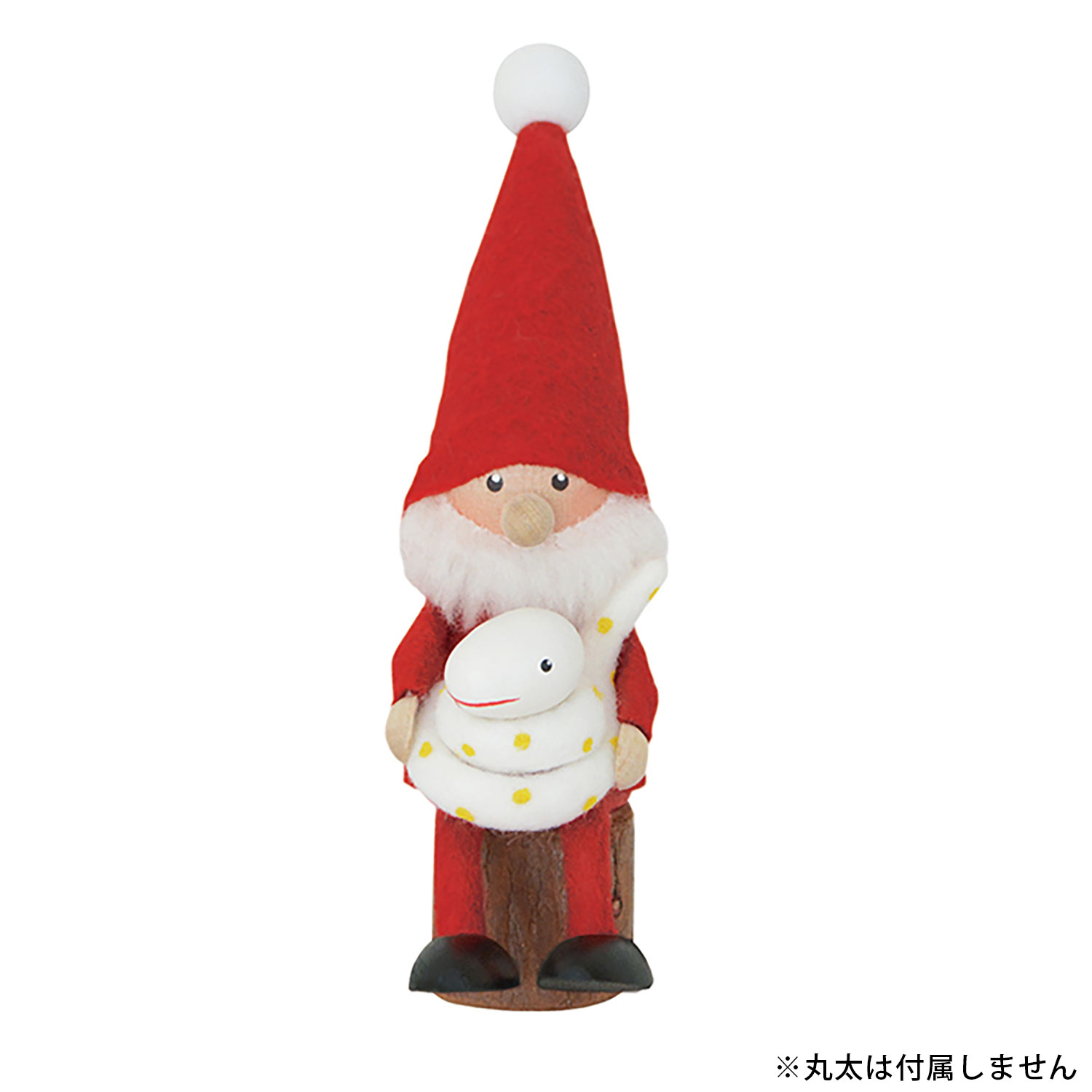 NORDIKA nisse ノルディカ ニッセ ヘビを抱えたサンタ サンタ サンタクロース クリスマス オブジェ 飾り 木製 北欧 雑貨 ギフト プレゼント 置物 干支 NRD120806 インテリア ナチュラルの商品画像 2