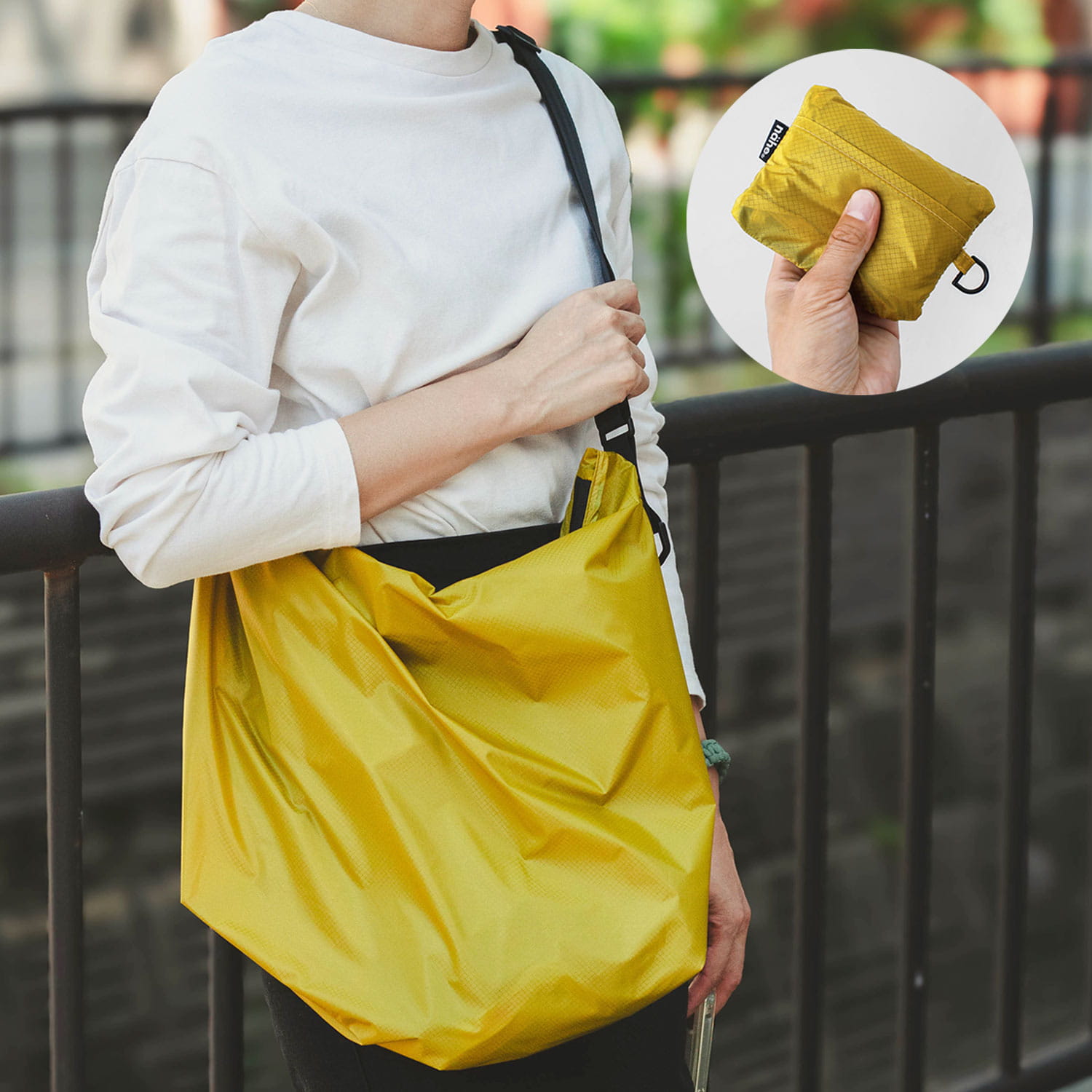 Rakuten - nahe ネーエ パッカブルショルダーバッグ