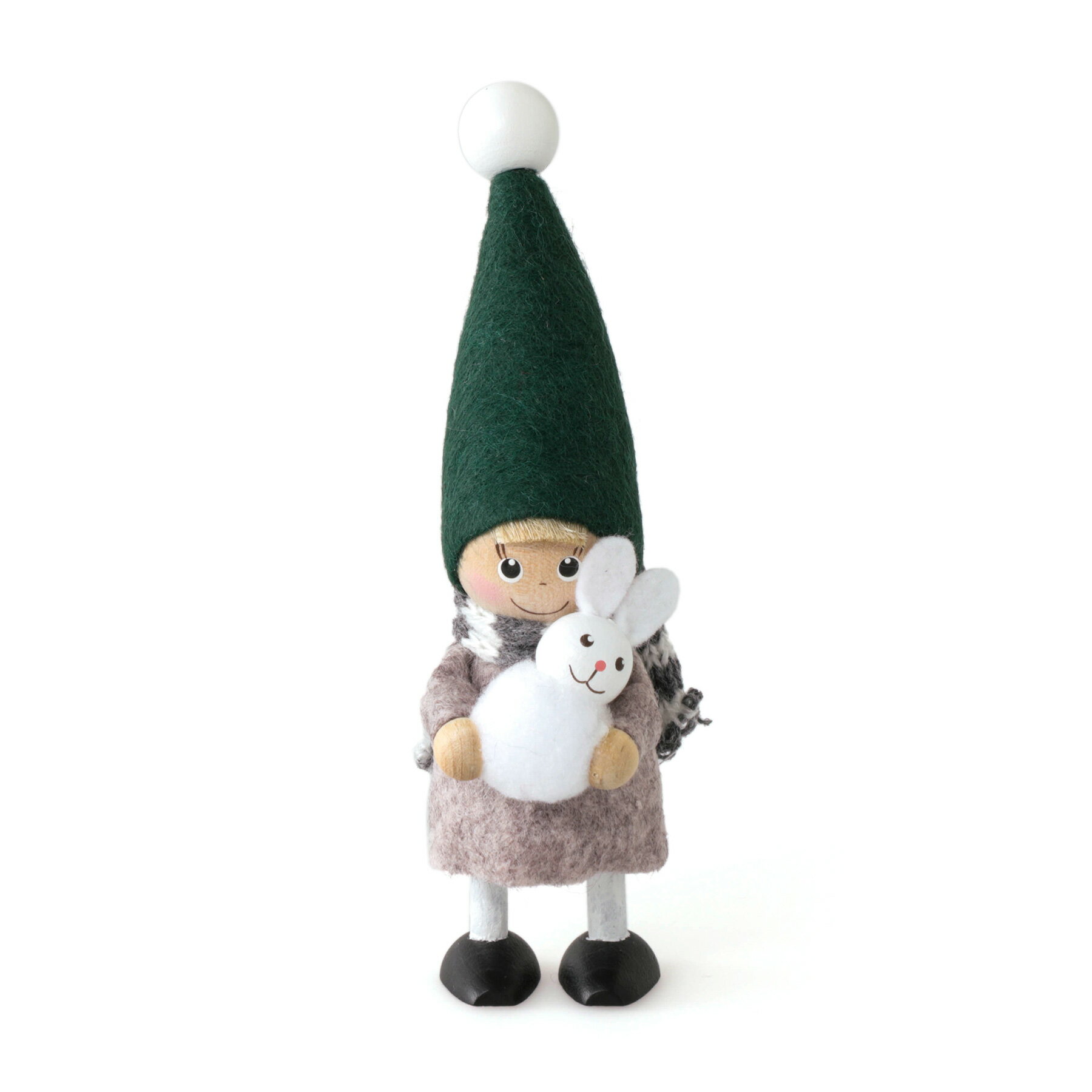 【10月以降入荷予定】【2025年新作】 NORDIKA nisse ノルディカ ニッセ 人形 ウサギを抱えた男の子 Nordic Forest ノルディック フォレスト NRD120852 サンタ サンタクロース クリスマス