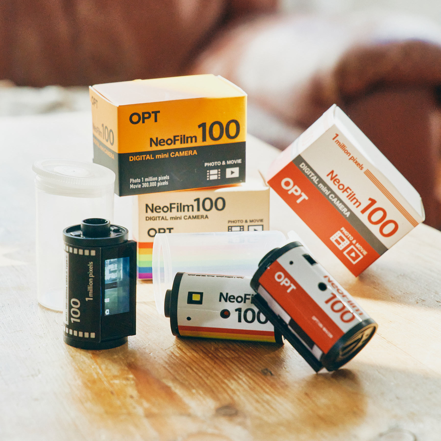 Opt! オプト OPT100 Neo Film ネオフィルム フィルム型 デジタルカメラ デジタルミニカメラ ミニデジカメ トイカメラ レトロ画質 超小型 軽量 コンパクト
