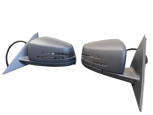 BENZ W221 後期仕様 ドアミラー サイドミラー ASSY 左ハンドル用 左右セット 未塗装 W221-006