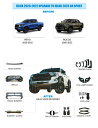 【新商品】ハイラックス HILUX GUN125型 後期→2023 ニュージーランドLOOK BODY KIT ボディーキット トヨタ 社外品 TOYOTA-011