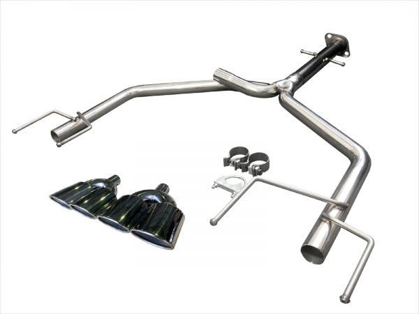 【動画あり】GRS180 GRS182 GRS184 18系 18 クラウン ストレートマフラー オーバル4本出し トヨタ 社外品 J-FORCE製 JTC18-4