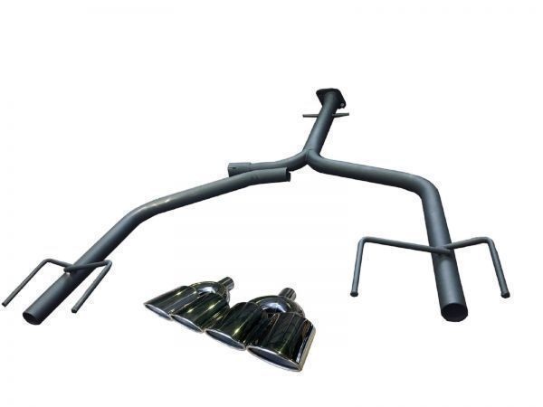 GRS214/210系クラウンスチール製オーバル4本出ストレートマフラー