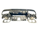 Cクラス W205 C43LOOK ディフューザー&マフラカッターセット ブラックFIN メルセデスベンツ 社外品