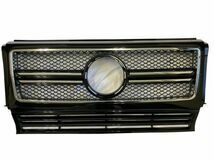 樂天商城 - MercedesBenz ブラックメッシュ/クロームフィン W463 グリル G63/G65タイプ