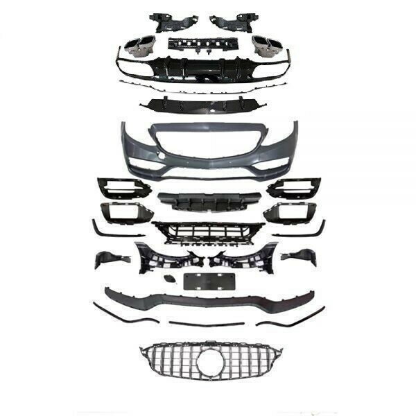 MercedesBenz W205 C205 ������ ���C63���� BODY KIT �ܥǥ����å� �ܥǥ������å� ��륻�ǥ��٥�� �ե���� ����� �ꥢ�ǥ��ե塼���� �ޥե顼���å����ҳ���