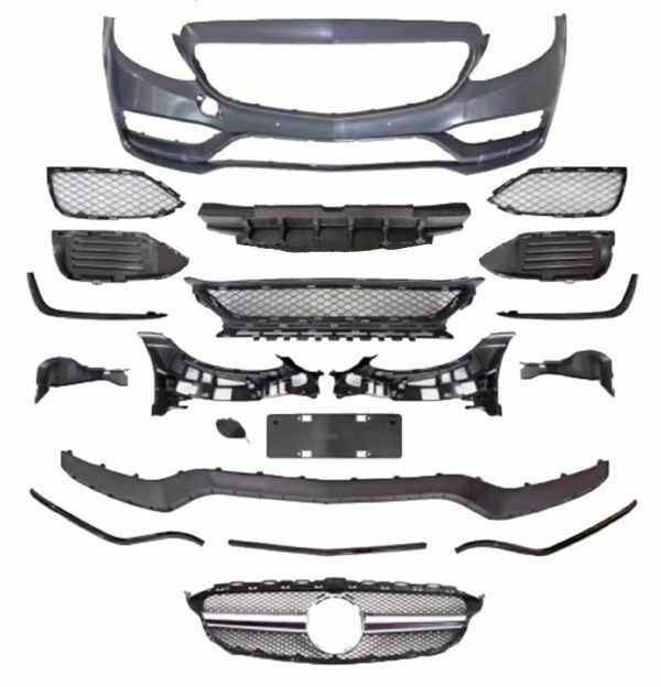 MercedesBenz W205 ������ ���� C63���� BODY KIT �ܥǥ����å� �ܥǥ������å� ��륻�ǥ��٥�� �ե���� ����� ���ҳ���