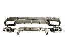 MercedesBenz Eクラス W212 後期 E63仕様 ディフューザー&マフラーセット ブラック 212-6 メルセデスベンツ 社外品