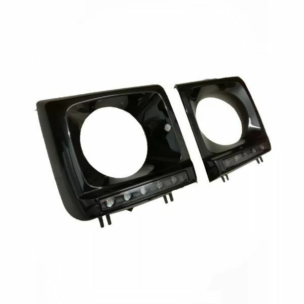 樂天商城 - W463 前期→後期仕様 ヘッドライトカバー LEDデイライトSET ゲレンデ 社外品 未塗装品