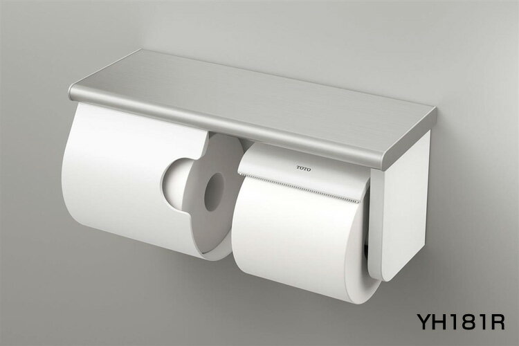 TOTO　スペア付紙巻器（棚付）YH181R/YH181L