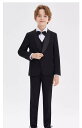 男の子 パーティー 礼服 七五三 お受験 入園式スーツ 結婚式 キッズ 発表会 ジュニア 上下セット 韓国風 男児スーツセット 男の子 花婿の介添え 子どもスーツ フォーマル 子供 ベビー 卒園式 入学式 誕生日 舞台 子供スーツ演出 ピアノ 司会 パンツ ジャケットベスト 黒