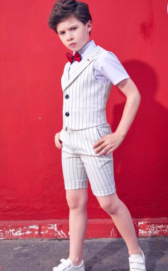 パーティー 礼服 七五三 お受験 入園式スーツ 結婚式 キッズ 発表会 ジュニア 上下セット 韓国風 男児..