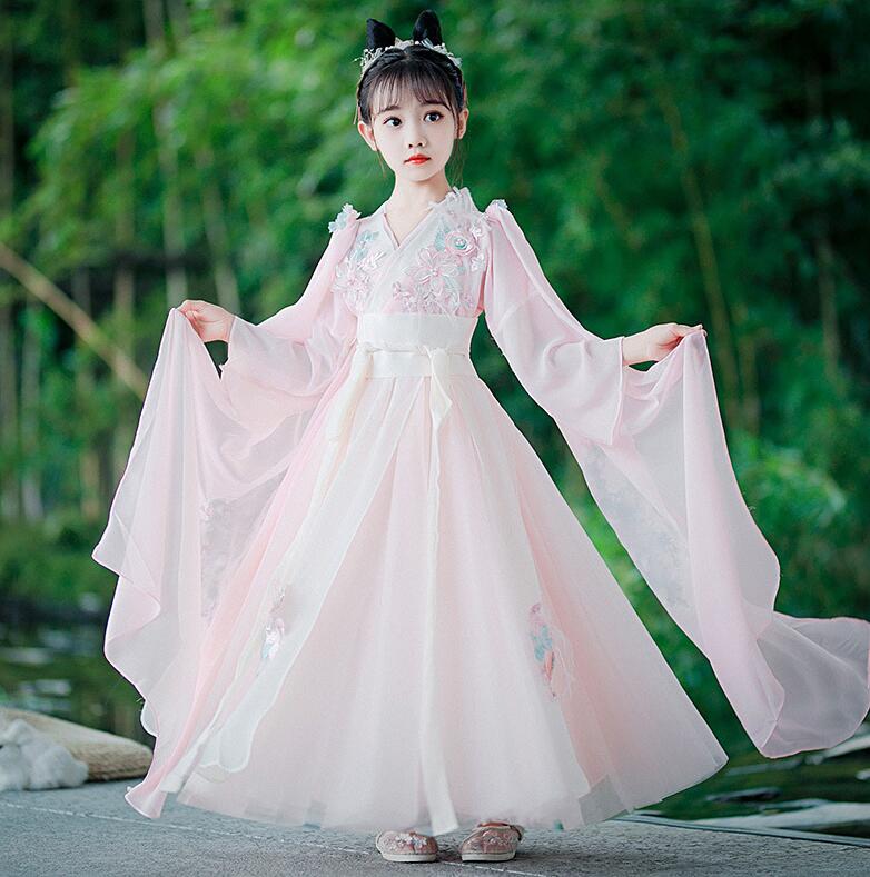 超可愛い 子供 チャイナ服 キッズ 結婚式 子供服 女の子 中華服 フォーマル マキシ丈ワンピース+羽織 ピアノ 発表会 イベント プリンセス チャイナドレス ...