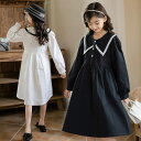 送料無料★超可愛い 長袖ワンピース 女の子 キッズ 秋冬 入学式 ジャンパースカート オーバーオール ドレス 子ども服 可愛い ミモレ丈ワンピース 通学 卒業式...