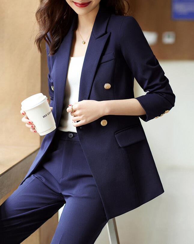 カジュアルスーツ 【送料無料 】新品 【上着のみ】 春夏秋冬 レディース ファッション OL 通勤 面接 女性 着痩せ 成人式 長袖 フォマール 洗える 司会 卒業式 20代30代40代 二次会 Size：S/M/L/XL2XL/3XL/4XL ビジネス 制服 ブラック/ブルー/グレー