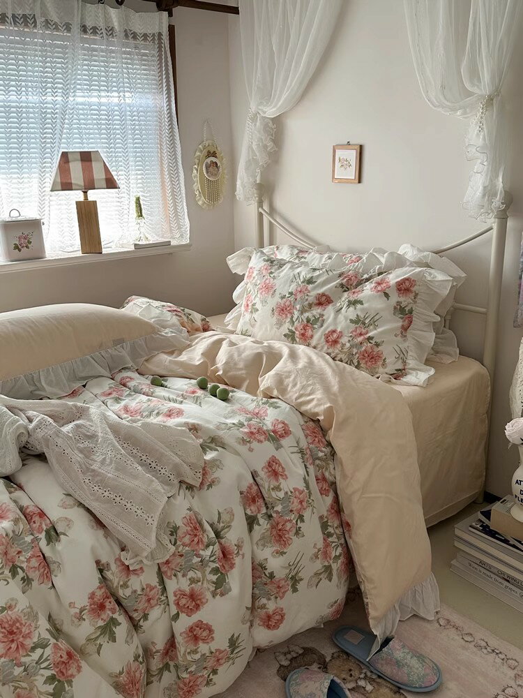 新品【送料無料】新生活 寝具カバーセット 4点セット 3点セット シングル セミダブル 綿100% 通気性 柔..