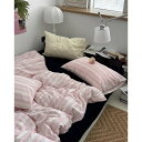 送料無料 新生活 寝具カバーセット 4点セット 3点セット シングル セミダブル 綿100% 通気性 柔らかい 掛け布団カバーフラットシーツ ボックスシーツ 枕カバー 布団カバーセット速乾 防ダニ 肌に優しい シーツセット おしゃれ 丸洗いOK 四季通用 ストライプ柄 1.2m/1.5m/1.8m(3)
