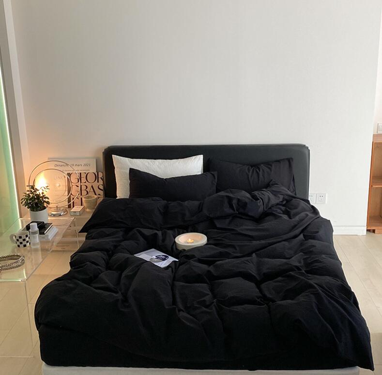 新品【送料無料】新生活 寝具カバーセット 4点セット 3点セット シングル セミダブル 綿100% 通気性 柔..