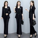 送料無料 春秋 エレガント 結婚式 ビジネススーツ 上品 レディーススーツ 成人式 2点セット「上着+パンツ」発表会 リクルートスーツ 通勤 OL カジュアル ...
