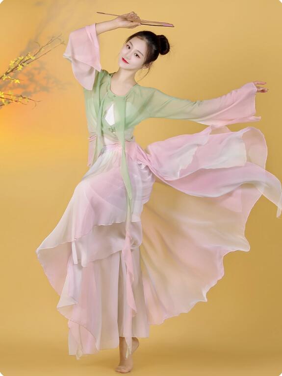 送料無料古典ダンス衣装レディース飄...