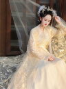超可愛い レディース チャイナ服 結婚式 中華服 漢服 フォーマル 長袖コート+マキシ丈ワンピース ピアノ イベント プリンセス チャイナドレス 森ガール 卒業...