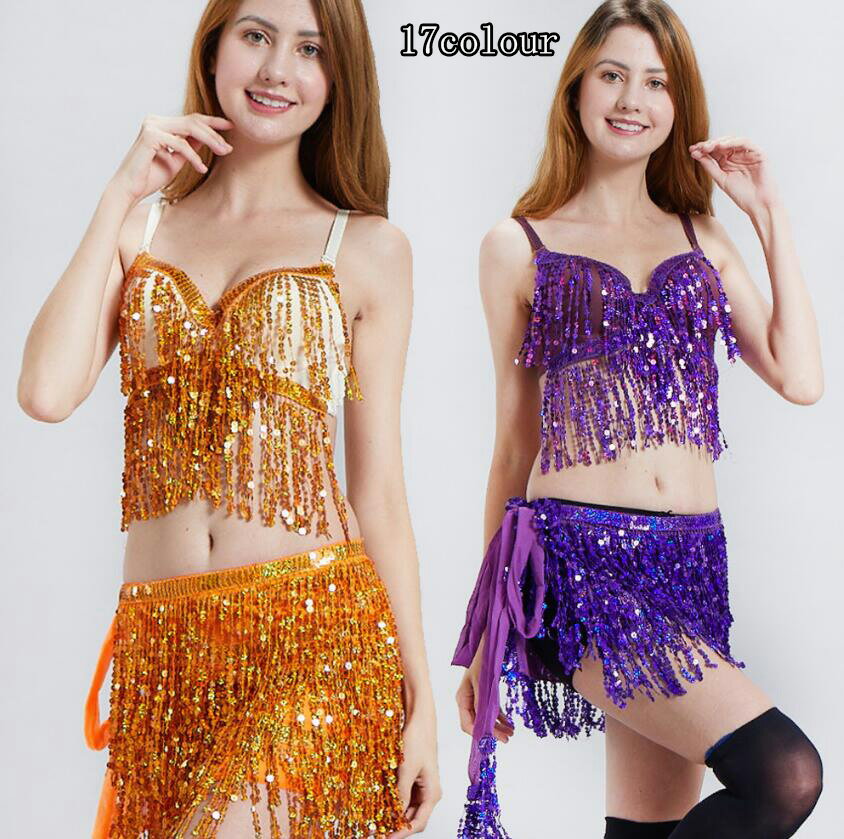 レディーススパンコールフリンジドレ...