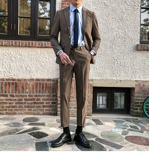 高品質 メンズスーツ スタイリッシュスーツ カッコイイ ビジネス 紳士服 リクルート 結婚式 二次会 長袖ジャケット+パンツ 男性用 入学式 卒業式 送料無料 冠婚葬祭 カジュアルスーツ 秋春 ババ 2点セット 一つボダンスーツ ストライプスーツ/黒/3色 M/L/XL/2XL/3XL 高品質 メンズスーツ スタイリッシュスーツ カッコイイ ビジネス 紳士服 リクルート 結婚式 二次会 長袖ジャケット+パンツ 男性用 入学式 卒業式 送料無料 冠婚葬祭 カジュアルスーツ 秋春 ババ 2点セット 一つボダンスーツ ストライプスーツ/黒/3色 M/L/XL/2XL/3XL