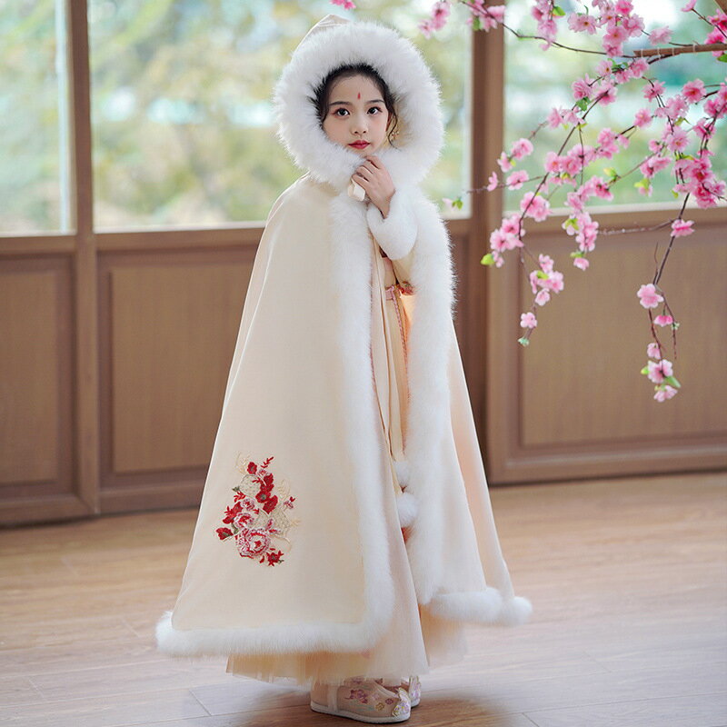 超可愛い チャイナ服 キッズ 結婚式 子供服 女の子 中華服 フォーマル マキシ丈ワンピース+コート ピアノ 発表会 イベント プリンセス チャイナドレス 森ガ...