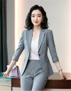 韓国風 レディース スーツ ビジネススーツ 7分袖ジャケット フォーマル 通勤 OL オフィス 制服 秋春夏 着痩せ 20代30代40代 エレガント ママ 3色 卒業式 入園式 カジュアル S/M/L/XL/2XL/3XL/4…