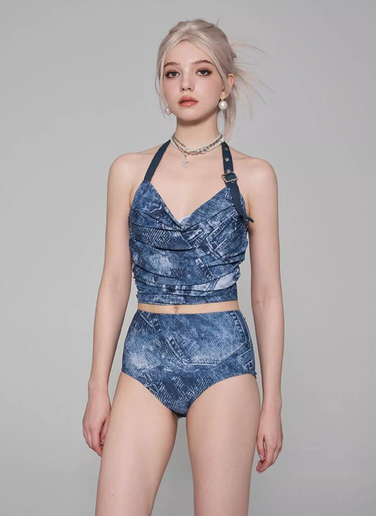 レディース セクシー ママ水着 送料無料★キレイめ 可愛い 新作 3点セット水着 韓国風 ビーチ セットアップ 温泉 スクエアネック 学生 タンキニ 体型カバー オシャレ お嬢様 リゾート 女性 みずぎ 20代 30代 40代 M/L/XL 海辺 セクシー 大人気 ビキニ