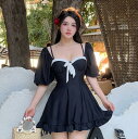 送料無料★Size:XL~5XL 可愛い レディース ワンピース水着 キレイめ 韓国風 ビーチ 新作 ビキニ 温泉 大人気 オシャレ 水着 スクエアネック リゾート お嬢様 体型カバー 学生 海辺 セクシー ママ水着 セクシー 女性 みずぎ 20代30代 大きいサイズ サス ペンダー