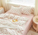 新品【送料無料】新生活 寝具カバーセット 4点セット 3点セットシングル セミダブル 綿100%通気性 柔らかい 掛け布団カバーフラットシーツ 枕カバー 布団カバーセット速乾 防ダニ 肌に優しい シーツセット 丸洗いOK 四季通用 花柄 1.2m/1.5m/1.8m/2.0m(3)
