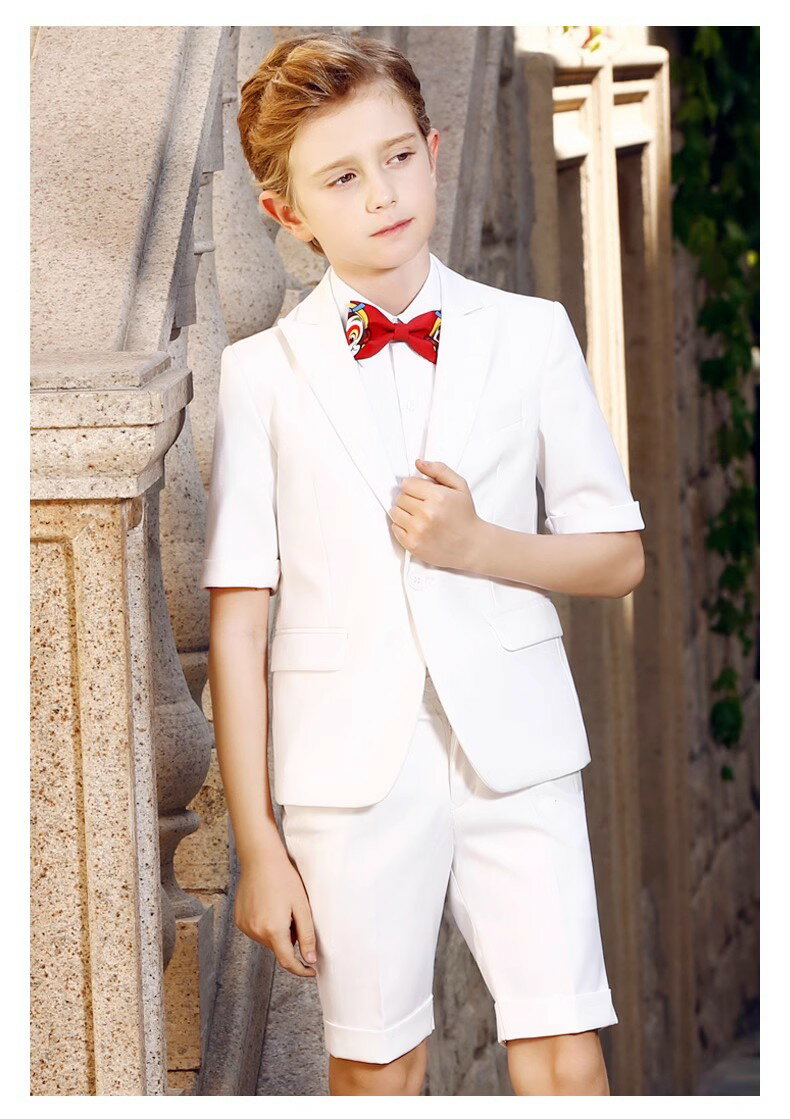 パーティー 礼服 七五三 お受験 入園式スーツ 結婚式 キッズ 発表会 ジュニア 上下セット 韓国風 男児..