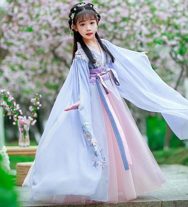 超可愛い 子供 チャイナ服 キッズ 結婚式 子供服 女の子 中華服 フォーマル マキシ丈ワンピース+羽織 発表会 イベント プリンセス チャイナドレス 森ガール...