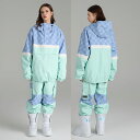 スノーボードウェア レディーススキーウェア 可愛い スキーウェア 暖かい 大きいサイズ ジャケット パンツ 2点セット 防寒 防水 スノボウェア 上下セット ボ...