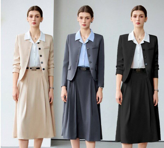 送料無料 セットアップ レディース きれいめ 卒業式 ママ スカートスーツ ビジネススーツ セレモニースーツ ジャケットロング丈スカート 2点セット 女性 オフ...