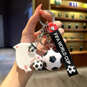 FIFAワールドカップ(W杯) カタール ワールドカップ 2022 FIFA マスコットキーホルダー La'eeb ライーブ マスコット 記念品 キーホルダー