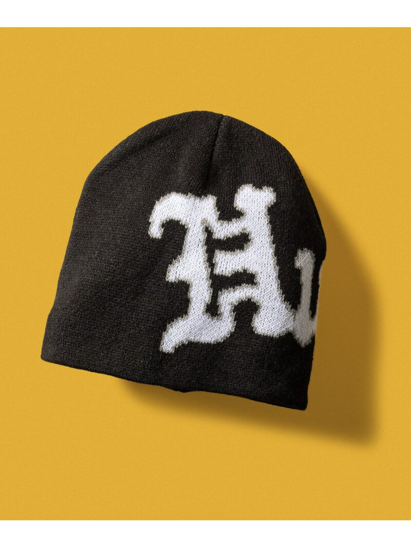 NOBLE SKULL BEANIE/ HUF ハフ ビーニー ニット帽 HUF ハフ 帽子 ニット帽・ビーニー ブラック【送料無料】[Rakuten Fashion]