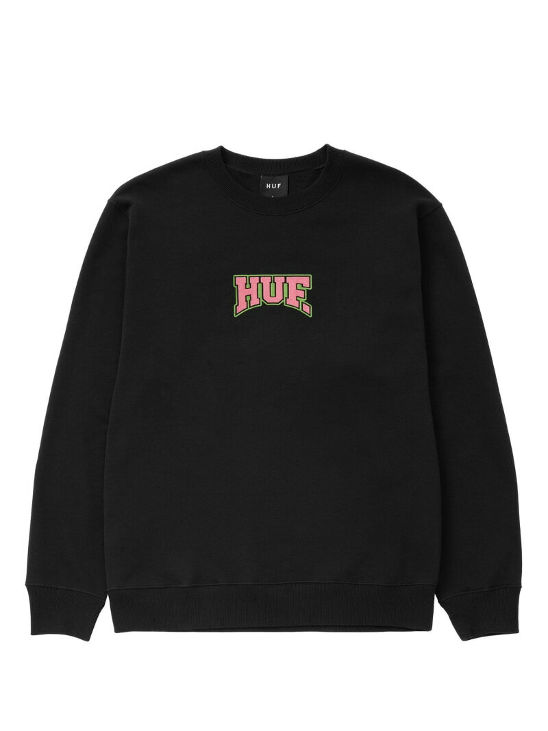 楽天HUFHOME TEAM CREWNECK HUF ハフ トップス スウェット・トレーナー ブラック グレー【送料無料】[Rakuten Fashion]